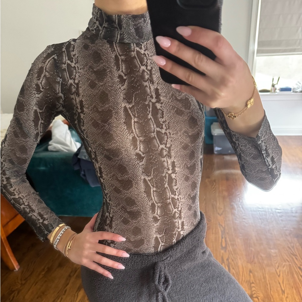 Brooklyn Karma Snakeskin Bodysuit